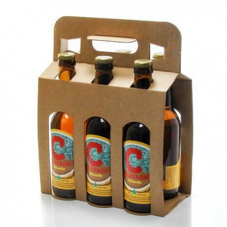 Lot de 6 bières blondes artisanales Chavagn 6x33cl Lot de 6 bières blondes artisanales Chavagn 6x33cl
