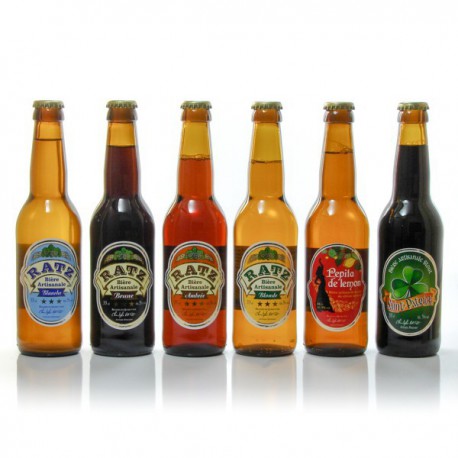 Lot de Bières artisanales du Quercy Brasserie Ratz 6x33cl Lot de Bières artisanales du Quercy Brasserie Ratz 6x33cl
