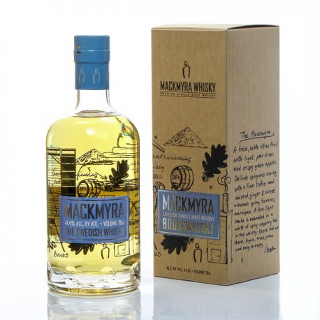 Whisky Suédois Mackmyra Brucks Single 41° 70cl Whisky Suédois Mackmyra Brucks Single 41° 70cl