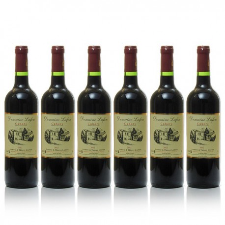 Carton 6 bouteilles de Domaine Lafon AOC Cahors 2014 75cl Carton 6 bouteilles de Domaine Lafon AOC Cahors 2014 75cl