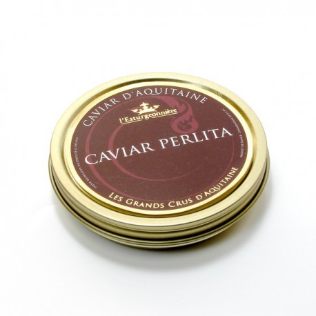 Caviar d'Aquitaine Perlita de l'Esturgeonniere 100g Caviar d'Aquitaine Perlita de l'Esturgeonniere 100g