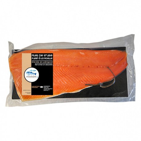 Filet de truite fumé à la ficelle 375 g Filet de truite fumé à la ficelle 375 g