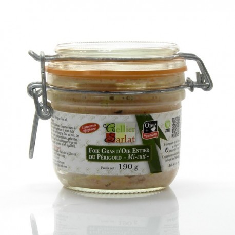 Foie Gras D'Oie Entier Mi-Cuit 190g