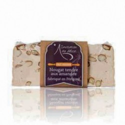 Barre de Nougat Tendre aux Amandes 150g