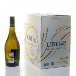 Carton 6 Bouteilles Domaine Uby Bulles Fraiches Petillant Vin de France 6x75cl