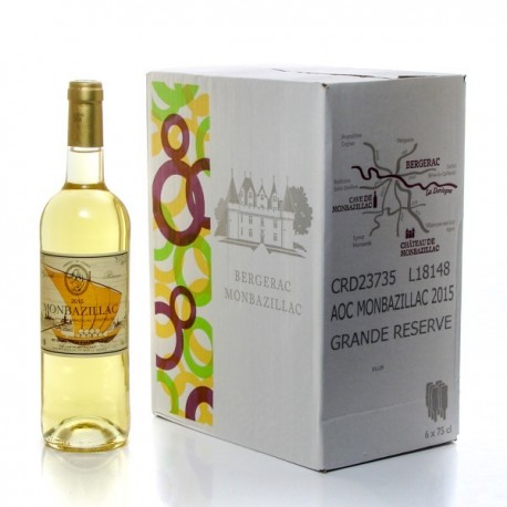 Carton de 6 Bouteilles Grande Reserve Aoc Monbazillac 2015