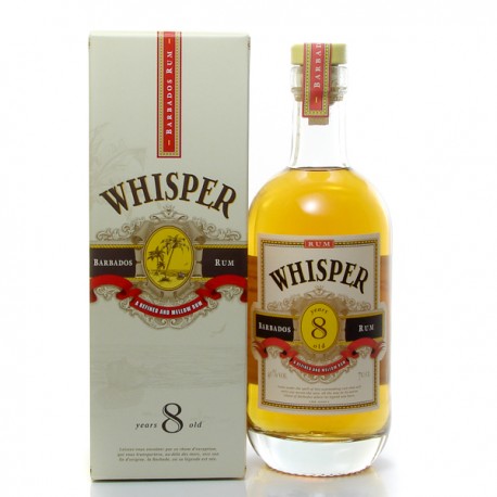 Rhum Whisper 8 Ans La Barbade Rum 40° 70cl