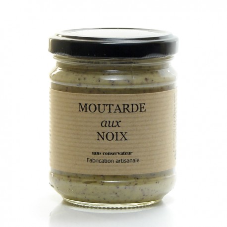 Moutarde Fine aux Noix 200g