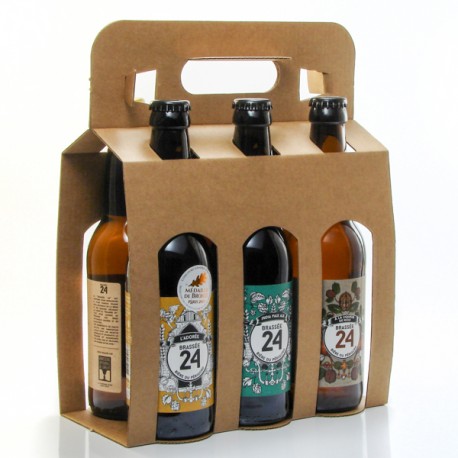 Pack de 6 Bières Brassée 24 Mixte Saveurs Brasserie Artisanale de Sarlat 6x33cl