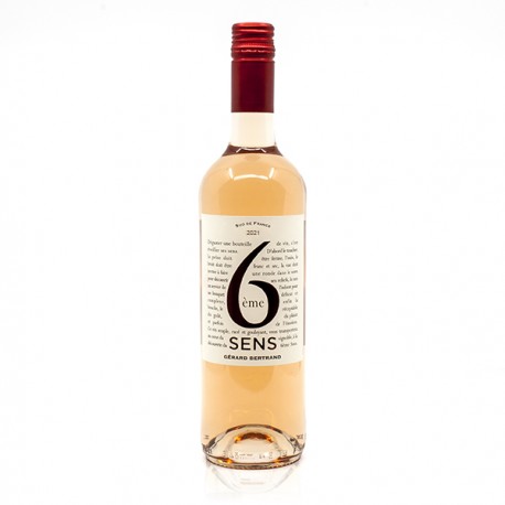 Domaine Gérard Bertrand 6ème Sens IGP Pays d'Oc Capsule à Vis Rosé 2021 75cl