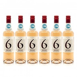 Promotion de 6 Bouteilles Domaine Gérard Bertrand 6ème Sens IGP Pays d'Oc Rosé 6 x 75cl