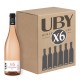 Carton de 6 Bouteilles DOMAINE UBY Rosé N°6 IGP Côtes de Gascogne 2020 6x75 cl