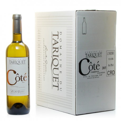 Carton de 6 bouteilles de Domaine du Tariquet Côté Tariquet 75cl