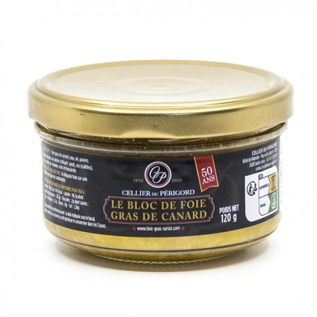 BLOC DE FOIE GRAS DE CANARD 120g Twist Off