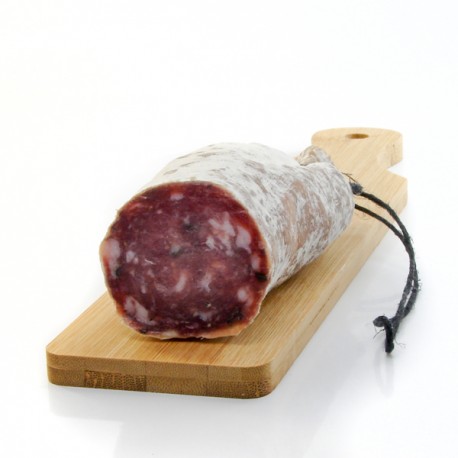 SAUCISSON SEC À LA TRUFFE NOIRE 1.6% ET À LA TRUFFE BRUMALE 0.4% env. 250g