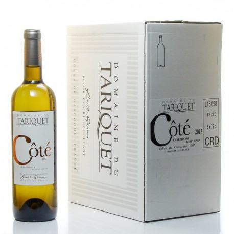 Carton de 6 bouteilles de Domaine du Tariquet Côté Tariquet 75cl