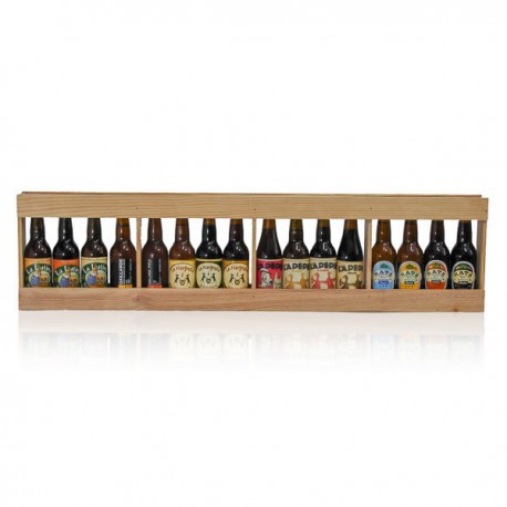 Mètre de bières artisanales du Sud-Ouest 16 x 33 cl