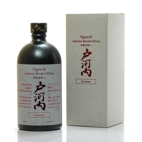 Whisky Japonais Togouchi Kiwami 40° Blend 70cl - Panier du Gourmand