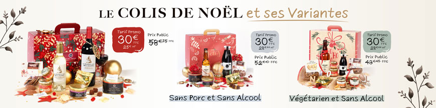 Colis de Noël et variantes